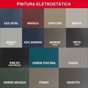 Mesa de Centro Alumínio Ripado